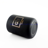 Yayun hot sale 20oz black matte glass candle jar with decorative lids
