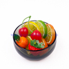 Traditional Style Dinnerware Gray Glass Bowl Salad Bowl Set Serving Bowl