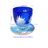 2023 Yayun hand made crystal sake glass