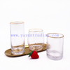 Japanese Cylinder Creative Transparent Vertical Stripes Glass Water Mug Wine Glass Tumblers
