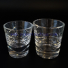 High White Crystal Carved Cocktail Glass Cup Unique Design Transparent Handmade Tumblers