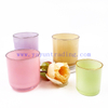 Wholesale 8oz 10oz 16oz 20oz Empty Colored Gold Rim Glass Candle Jar Candle Holders for Candle Making