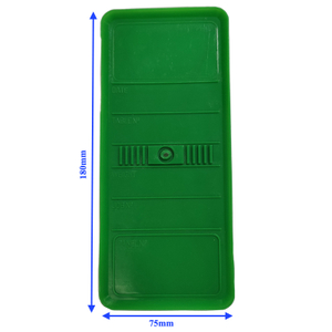 Panel Identification Plates 180mm x 75mm Green Color