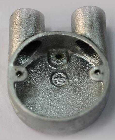 2way U Branch Malleable Junction Boxes Conduit Fitting Hot DIP