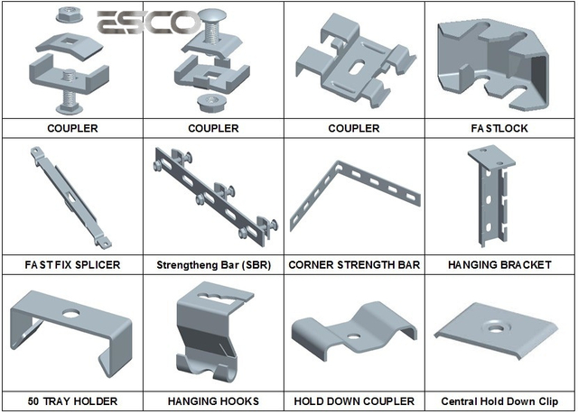 Square Accessories for Wire Mesh Cable Tray with CE