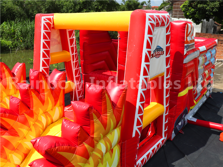 RB5203(20x4x5m) Inflatable long car Obstacle Course For Kids