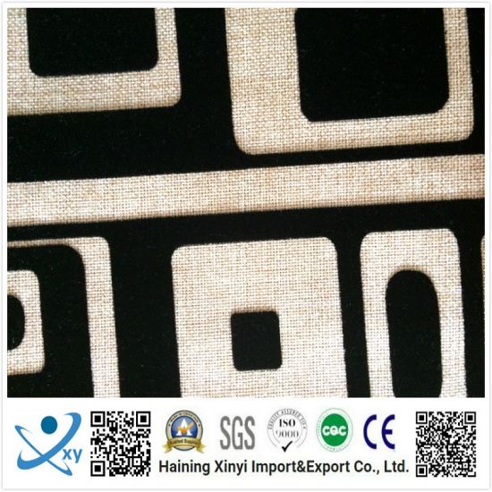 New Fashion Sofa Flocked Fabric