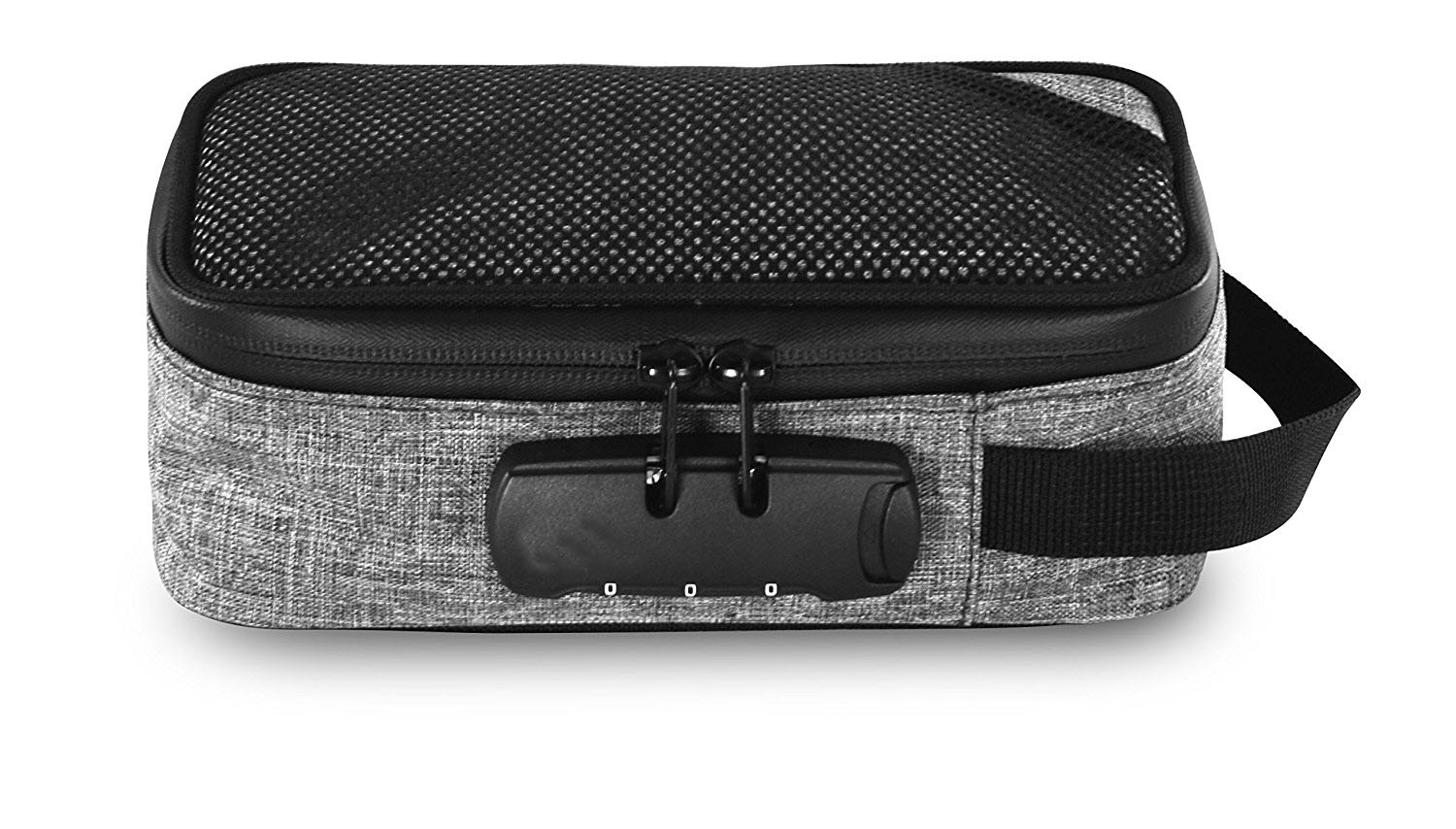 Sidekick Smell Proof Case with Combo Lock and Carbon Fiber Lining