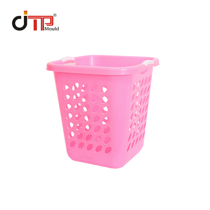 Molde de la cesta del lavadero del cuadrado de la inyección plástica de encargo de la buena fábrica del diseño