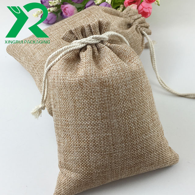 Natural Burlap Hessia Jute Gift Candy Bag