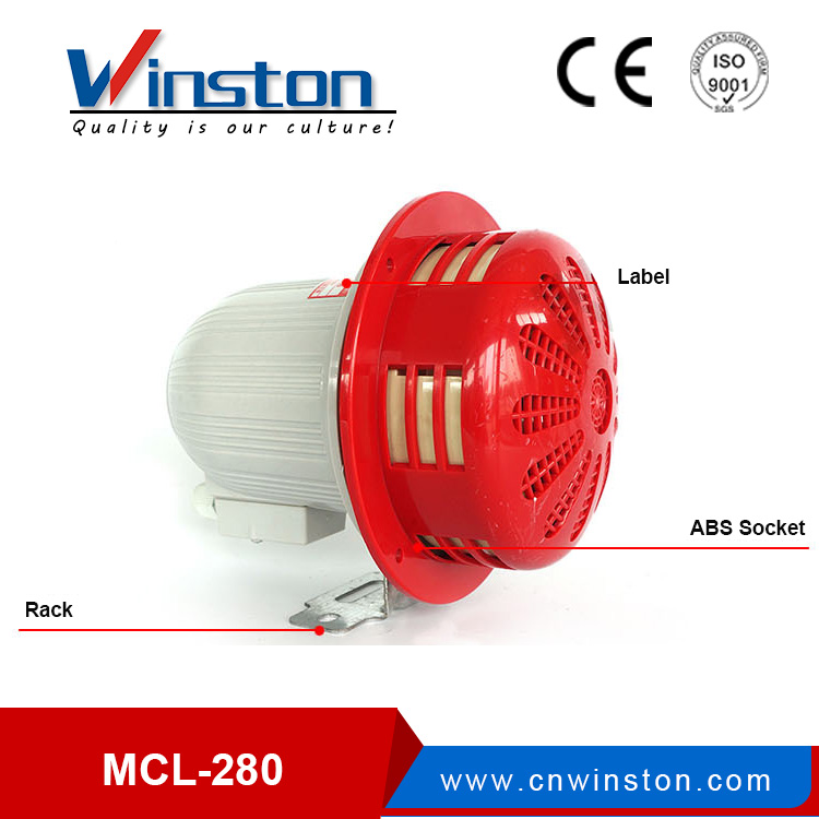 Sirena de alarma de motor MCL-180