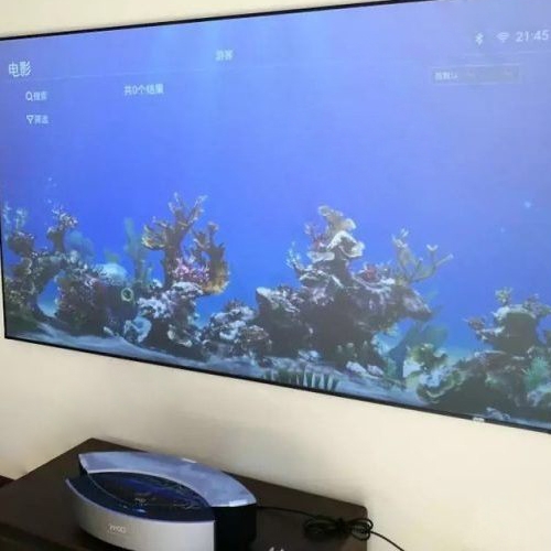 家庭影院视频黑栅抗光幕 100寸视频投影幕布