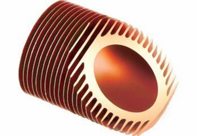 Finned heat exchanger - single metal circular fin tube