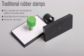 Traditional Rubber Stamps various of handle colors
