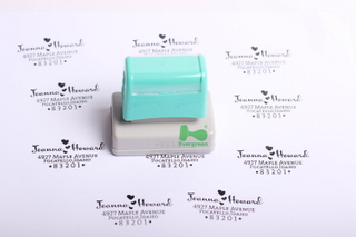 Dual foam flash stamps Rectangle F2255 Imprint size : 22×55mm 