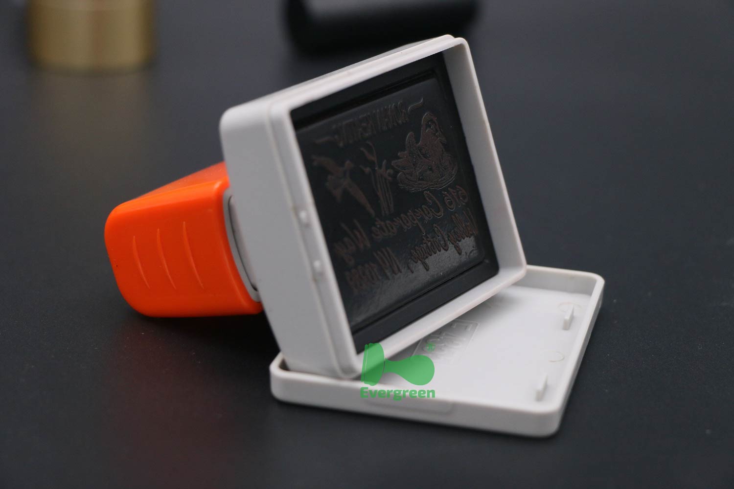 Dual foam flash stamps Rectangle F5355 Imprint size : 53×55mm 