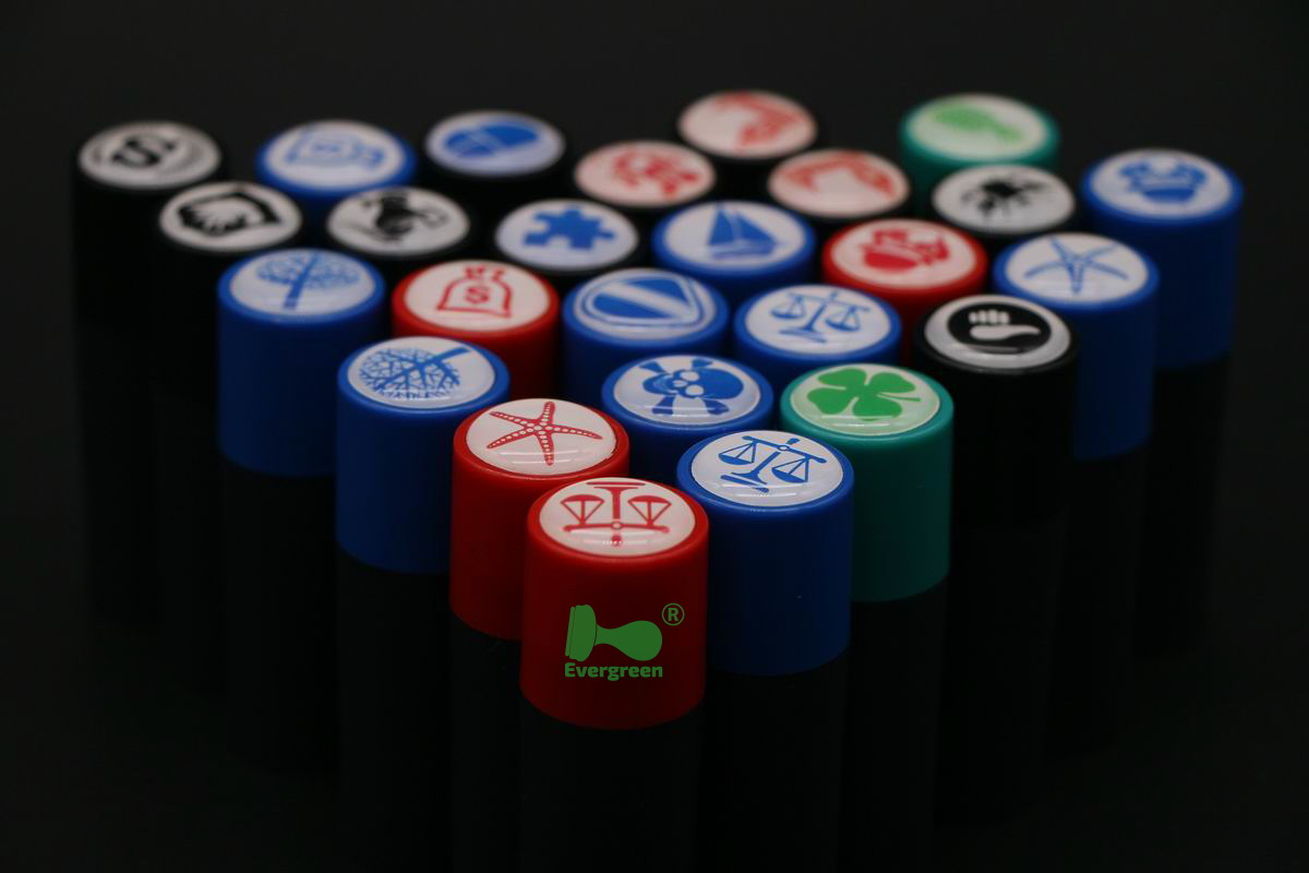 Plastic round Golf Ball Stamps A11 Dia.11mm