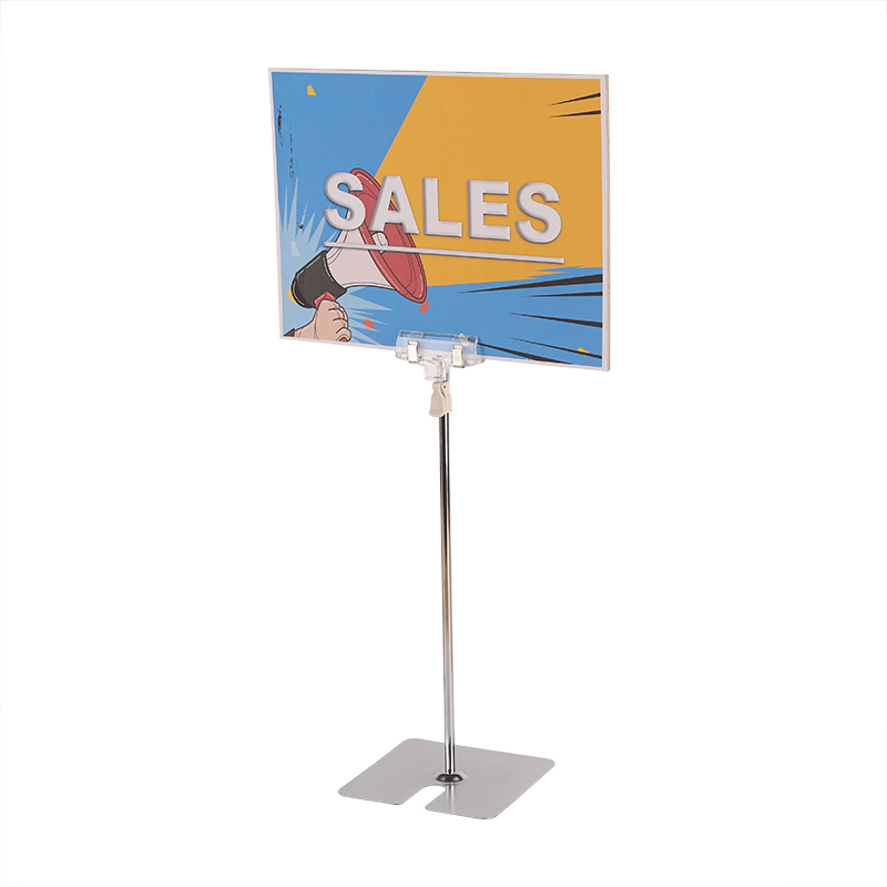 Clip Table Top Sign Holder