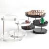 Fancy Clear Display For Bracelet Crystal Decorative Ring Display Jewelry Tray