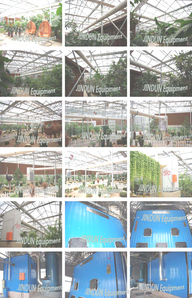 Cooling and Heating system for greenhouse showroom