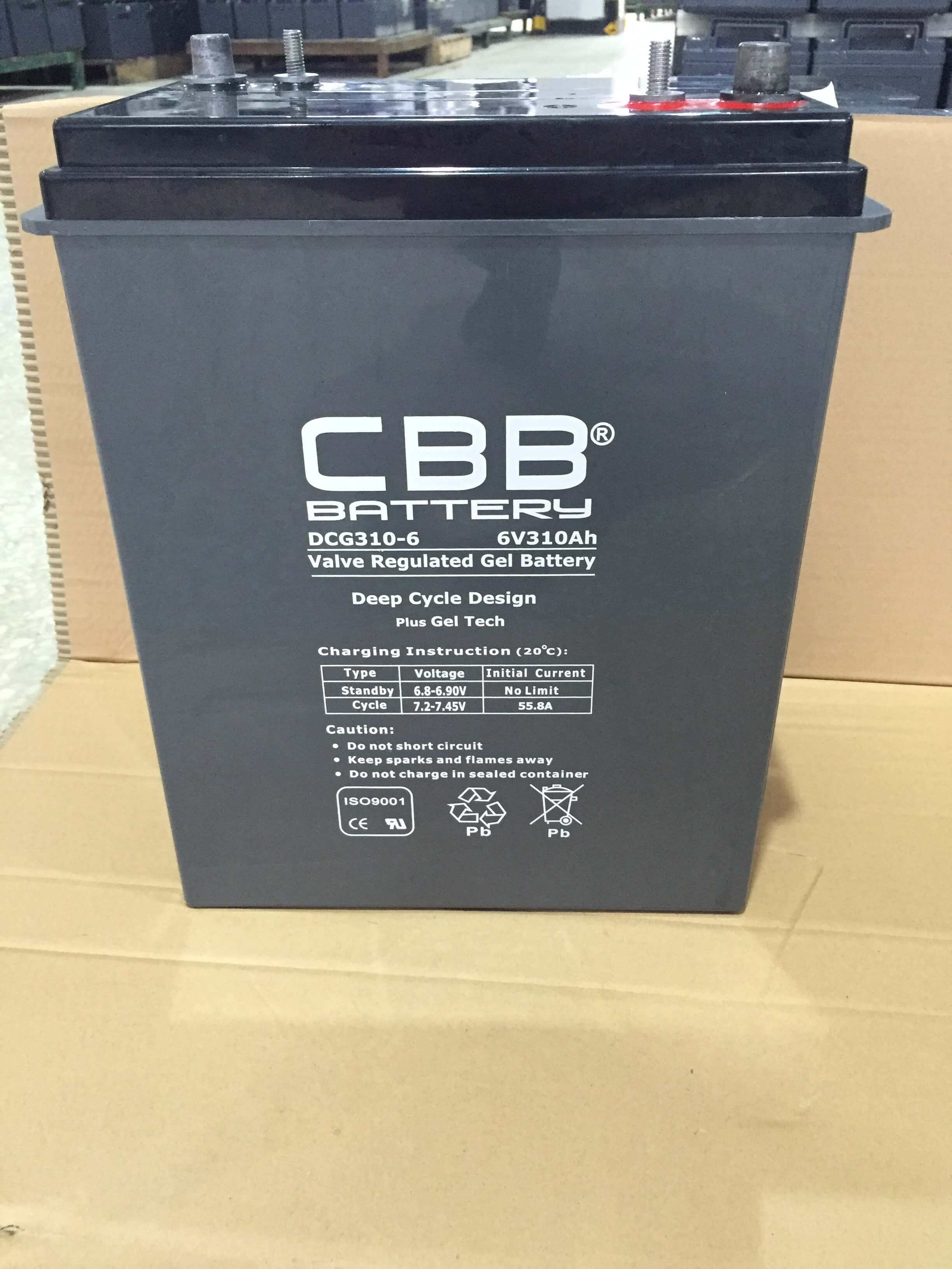 CBB® DCG310-6 Deep Cycle Gel Battery 