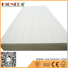 E1 Poplar Core bb/cc Grade Fineline Veneer Faced Commercial Plywood