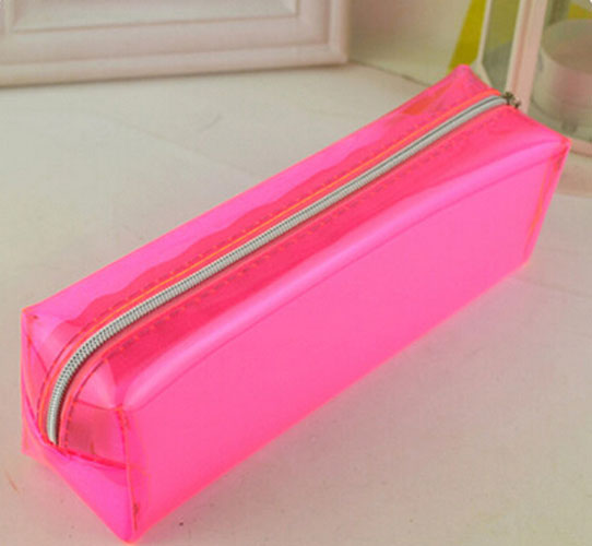 Transparent PVC Pencil Case, Pencil Bag for School Students