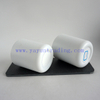 cheaper price matte white candle jars 12oz gold electroplated inside candle tealight holders cup with candle wax