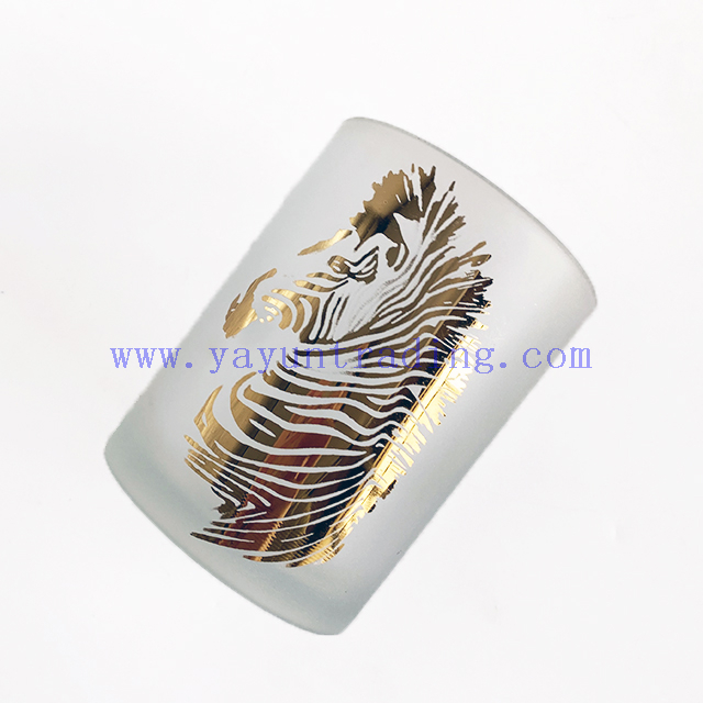 High Quality Elegant Empty Cylinder Glass Candle Vessel