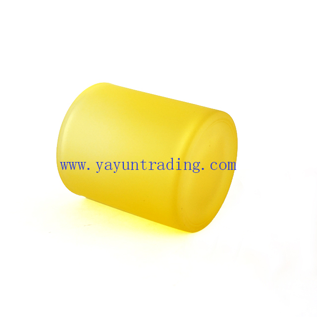 amber 300ml glass cabdle hodler