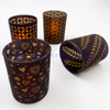 Home Decor Modern Colored Custom Glass Candle Vessel for Candle Making