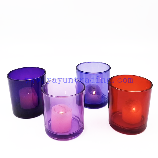 Hot Selling Luxury Colorful Home Decor Empty Custom Container With Lid