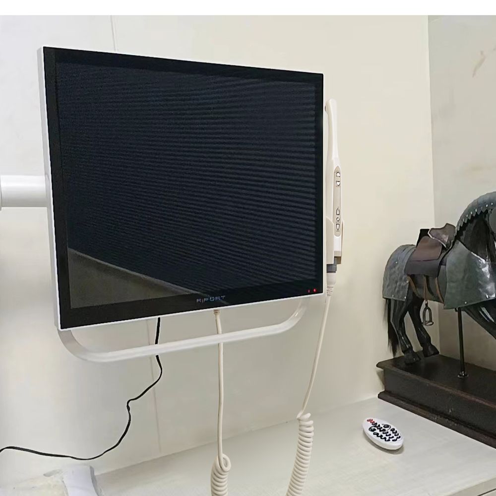17 Inch White Monitor Dental 1080P Intraoral Camera System with Armored Glass And Holder