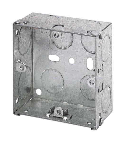 Steel 73*73mm One Gang Wall Switch and Socket Metal Boxes