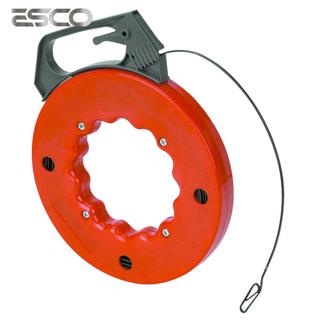 Cable Puller Steel Wire Reusable Electrical Fish Tape Reel