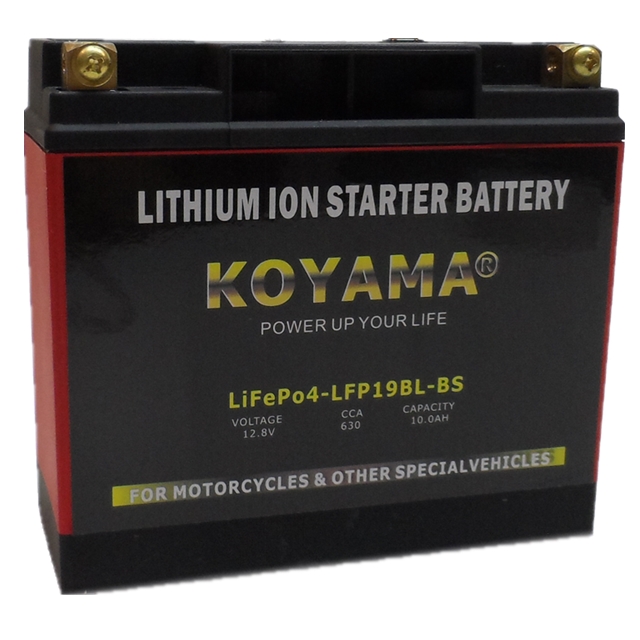 12.8V 10ah Lithium Ion Battery LFP Battery for Motorcycle LFP19BL-BS