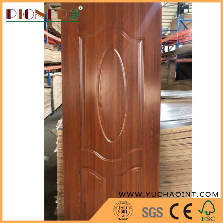 Melamine Paper Wooden Grain HDF Mold Door Skin 