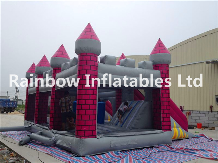 RB4028( 8x4x6m) Inflatables Castle Shape Professional Outdoor Trampoline Bouncer Castle