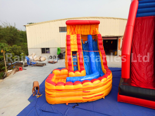 RB6083（4.5x7m） Inflatable Commercial Grade PVC Tarpaulin Water Slide Used In Water Park