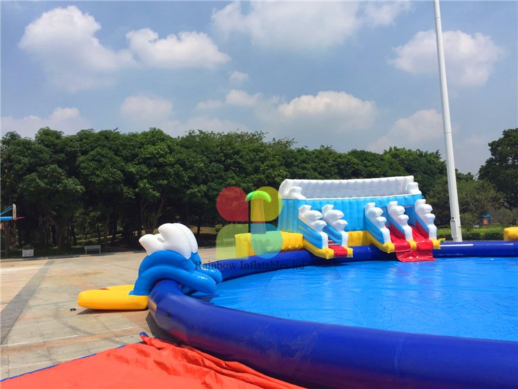 RB32018（dia 21m） Inflatable Commercial Giant Floating Water Park hot sale 