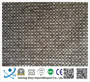 Polyester High Quality Material Jacquard Floral Pattern Chenille Upholstery Fabric