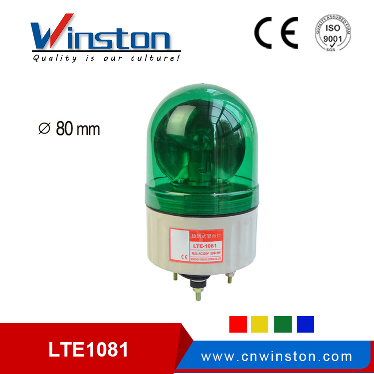 Luz de advertencia rotativa LTD-1082J dc12v / 24v ac110v / 220v
