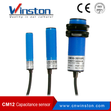 CM12 NO NC Interruptor de sensor de proximidad capacitivo de yeso / metal