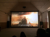 Electric Large Projection Screen Projector screen with Tubular Motor, Customized, Matte White,Remote Control