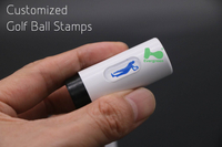 Four Colors Plastic Customized Golf Ball Stamps