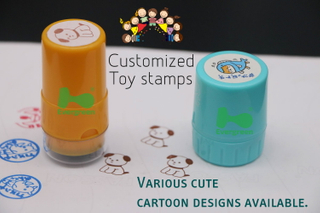 Colorful Self Inking Stamps Plastic Stamps Set for Children Party Favor, School Prizes, Birthday Gift, Learn Props