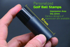 Plastic round golf ball stamps A11 Dia.11mm Various of imprints 