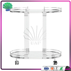 Modern Acrylic Lucite Furniture Metal Trolley Used for Hotel Restaurant 