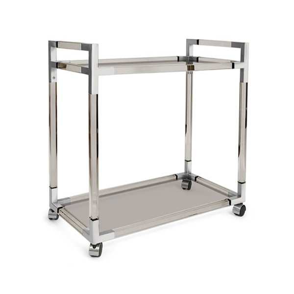 Best Selling Hotel Housekeeping Trolley Acrylic Salon Serving Trolley Colorful Trolley Kitchen Furniture