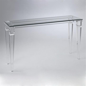 Wholesale High End Console Table Acrylic Antique Chinese End Table Lucite Italian Corner Table